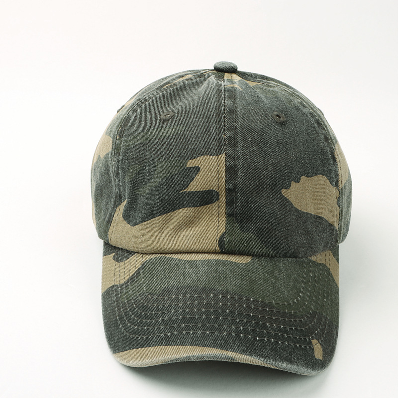 Benutzerdefinierte Stickerei Logo Soft Cap Dschungel Camo Baumwolle Baseball Caps Unisex Camouflage Outdoor Sport Schirmmütze für Wandern Jagd – Detail 3