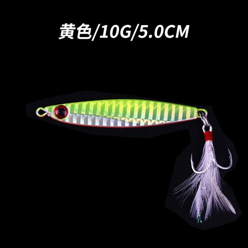 Flutter Jigging Spoon Fishing Lure Spinner Baits Fresh Water Bass Swimbait Tackle Gear