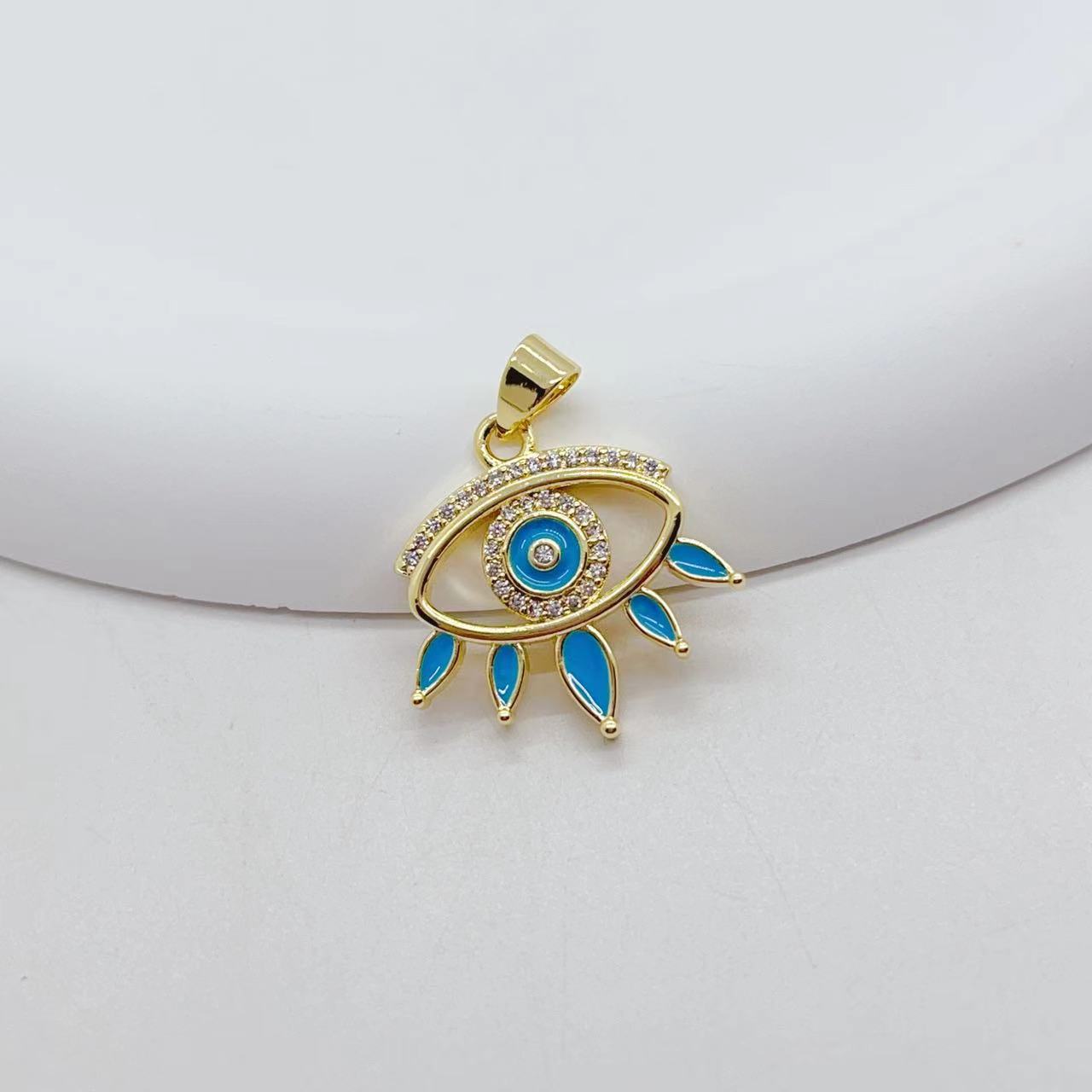 Devil's Eye Pattern 1 Piece Copper Devil's Eye Pendant