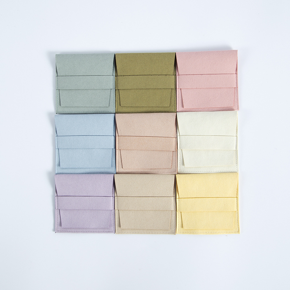 10g Weight Jewelry Packaging Bags Classification 1 Piece Quantity Daily Occasion Solid Color Pattern Basic, Simple Style Style 1 Piece Cloth Basic Simple Style Daily Solid Color Jewelry Packaging Bags 1
