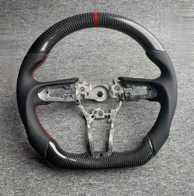 Suitable for Mazda 3, new Axela, and next-generation CX-30 and CX-40 models; carbon fiber steering wheel modification (Steering wheel)