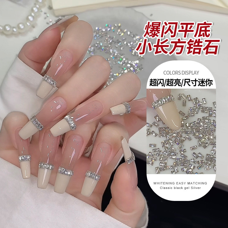 Rectangular Zircon Mini Flat-Back Rhinestones for Nail Art, Long Strip Nail Rhinestones, Nail Zircon Rhinestones, Small Zircon Rectangular Rhinestones Rectangular Zircon Mini Flat-Back Rhinestones for Nail Art, Long Strip Nail Rhinestones, Nail Zircon Rhinestones, Small Zircon Rectangular Rhinestones