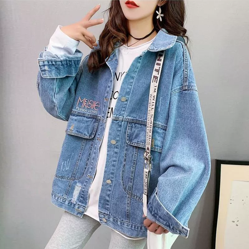 TikTok, denim jacket, plus size, internet celebrity