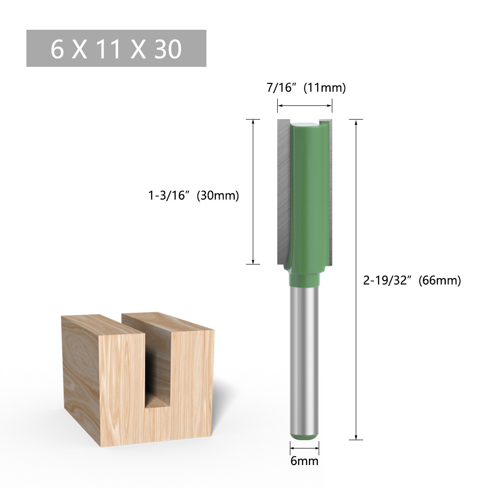 Juego de 6 Cuchillas Rectas de un Solo Filo y de Doble Filo para Máquina de Recorte, Cabezal de Corte de Acero de Tungsteno, Fresa para Máquina de Grabado, Broca para Router, Venta Directa de Fábrica