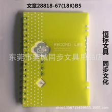 ����28818-67(18K)B5����˫��Ȧ�ʼǱ���Ȧ�����±���ҳ��