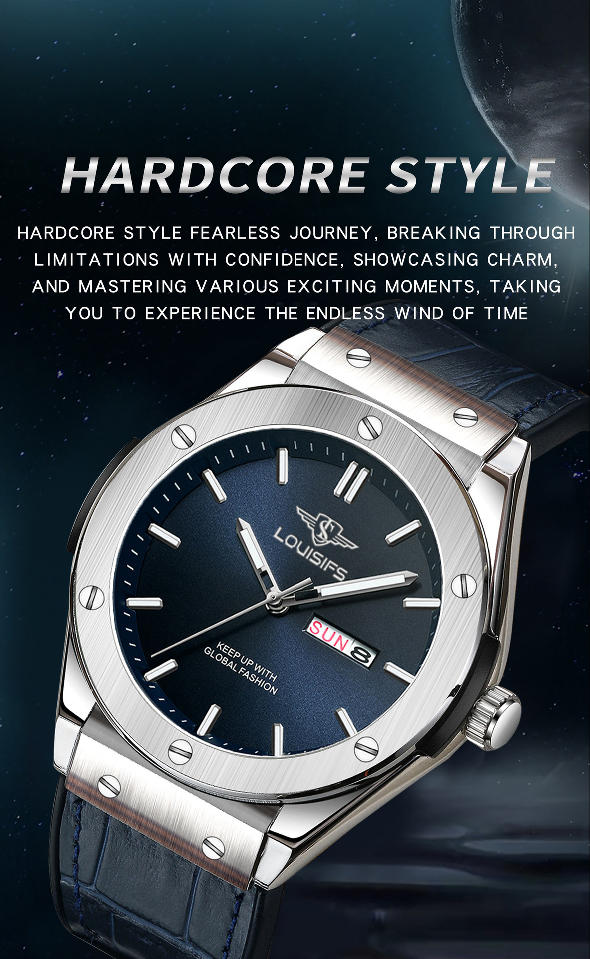 Men's Mechanical Watch Yubo Series Automatic Waterproof Fashion_voghion.com
