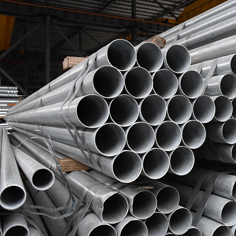 现货批发Q235大棚钢管国标蔬菜大棚镀锌管2寸*3.25DN50镀锌圆管