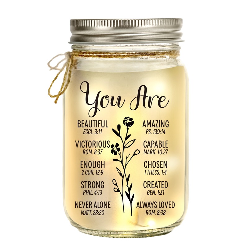 Mason Jar Nightlight Friendship Gift Cross Border Exclusive for Friend