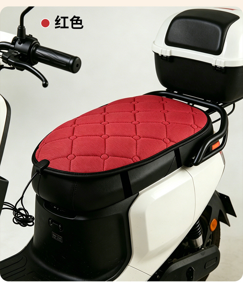 Electric vehicle electric heated seat cushion, motorcycle riding heated seat cover, three-level temperature adjustment, new rechargeable heated seat cushion