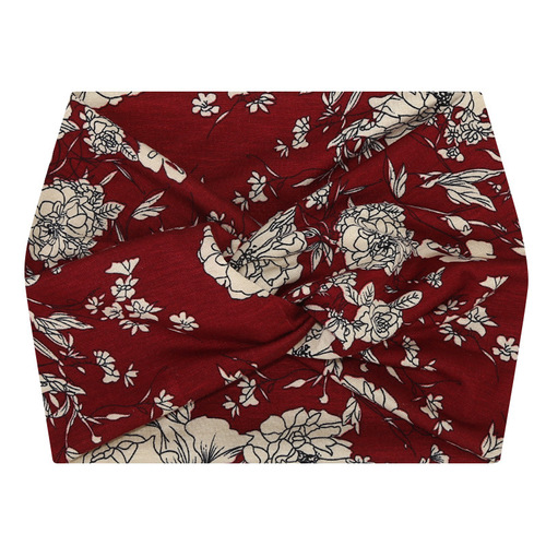 Women's Headband African Wide Hair Wrap Additional Headscarf Headband Yoga Running Sweat Absorbent Exercise Elastic Hairband