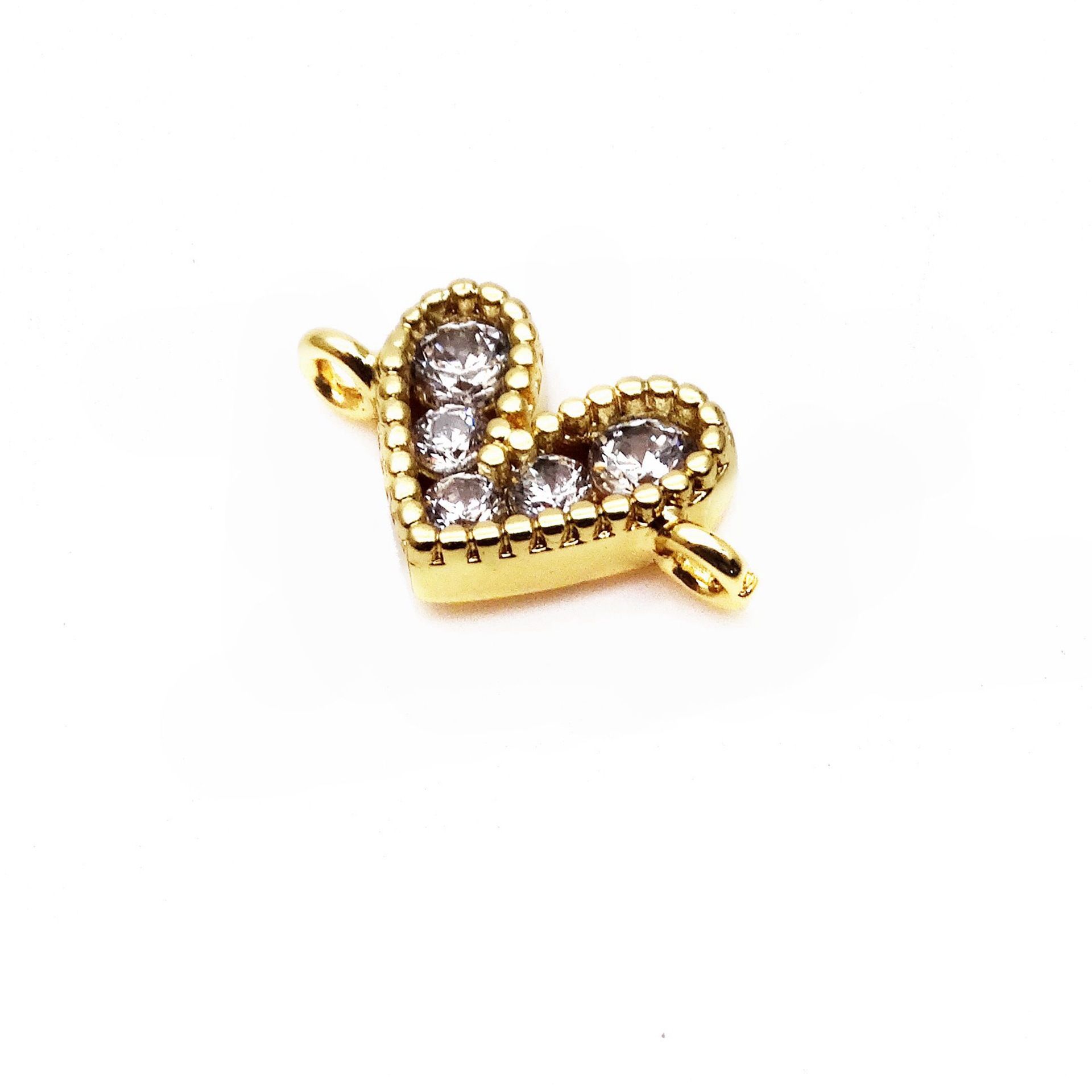 1g Weight Pendant Jewelry Making Type 8*42mm Jewelry Making Size Zircon Inlay Material DIY Jewelry Accessories Classification 1 Piece, 3 Pieces Quantity Copper Material Heart Shape Pattern Plating Design Simple Style Style 1 Piece 3 Pieces 8*42mm Copper Zircon Heart Shape Pendant Jewelry Accessories 13