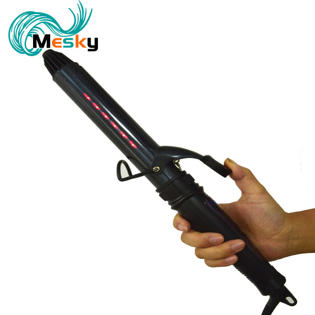 MESKY2021年跨境电商热推卷发棒发型师卷曲红外旋转卷发器卷发器