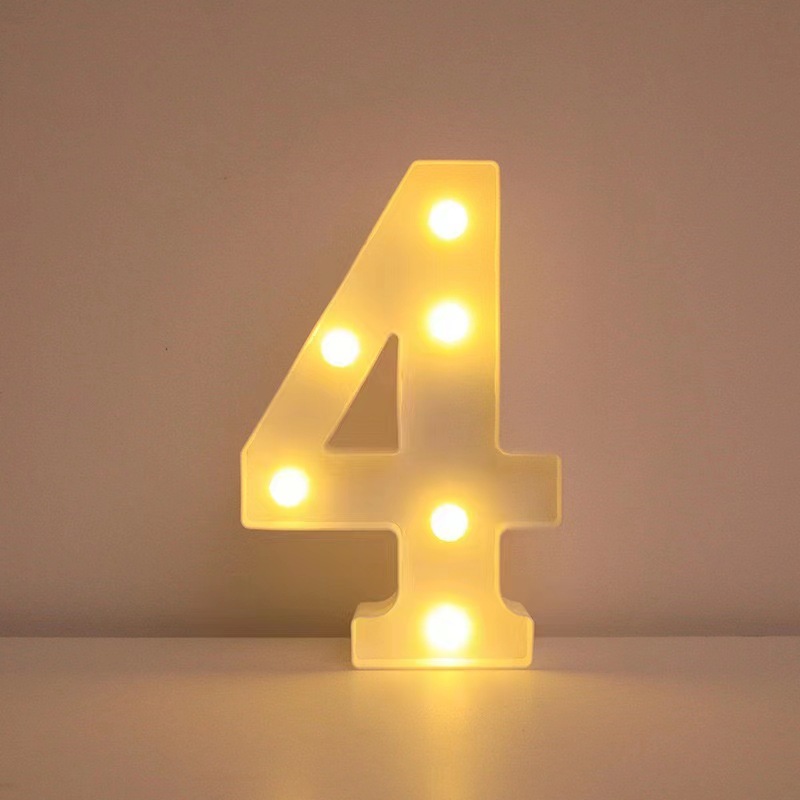 26 lámparas de letras INS viento digital modelado luz de atmósfera propuesta de boda fiesta de cumpleaños decoración de luces