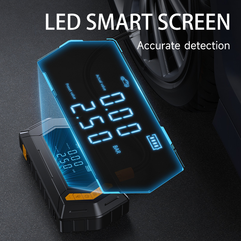 On behalf of the car emergency start power supply car inflator suction and blowing all-in-one machine new 12V multi-function power-on