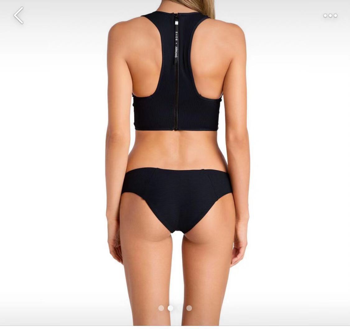 fashion print sexy split swimwear NSHL39153