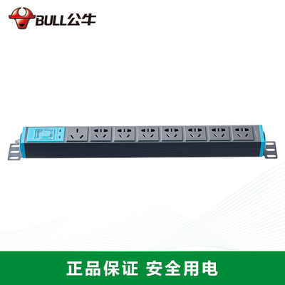 Bulls inserted row 16A High power socket pdu cabinet Dedicated lightning protection Socket 85 Plug In Panel Computer room Inserted row