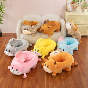 Baby Sofa Baby Learning Chair 3- to 12-Month-Old Baby Sitting and Standing Auxiliary Artifact Toddler Cartoon Small Seat