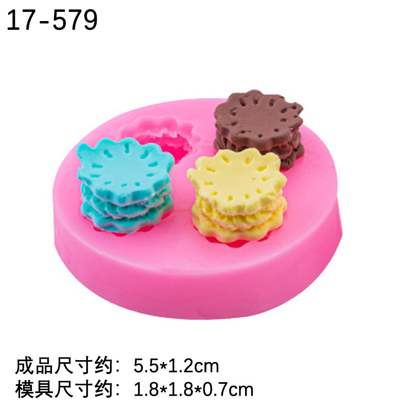 Simulación mini queso bloque de queso aromaterapia vela molde de yeso Ollie sándwich oblea galleta decoración de la torta del molde