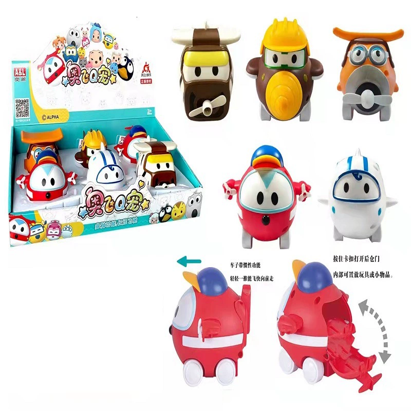 Инерционная игрушечная машинка, стойка, кукла, транспорт