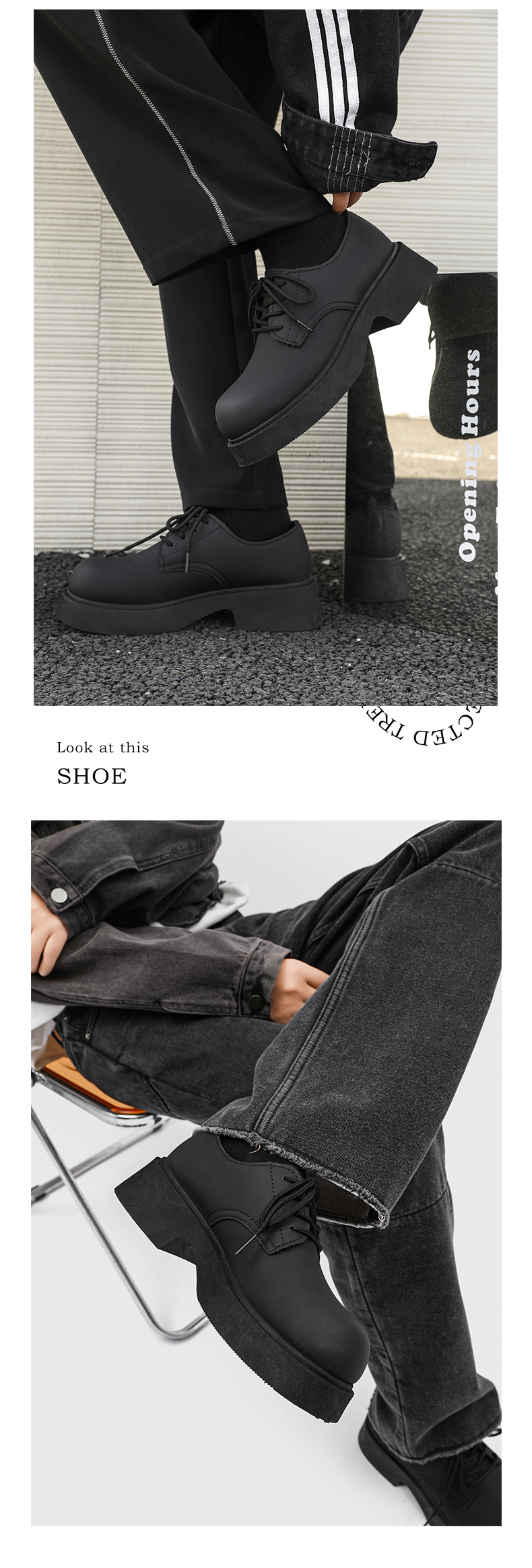 ShoeVault Été 2024 Nouvelles chaussures en cuir Wenzhou pour hommes, derby décontracté à bout large, style japonais élégant, sensation haut de gamme_voghion.com