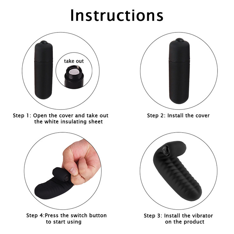 Genopladelig finger vibrator i silikone til par_voghion.com