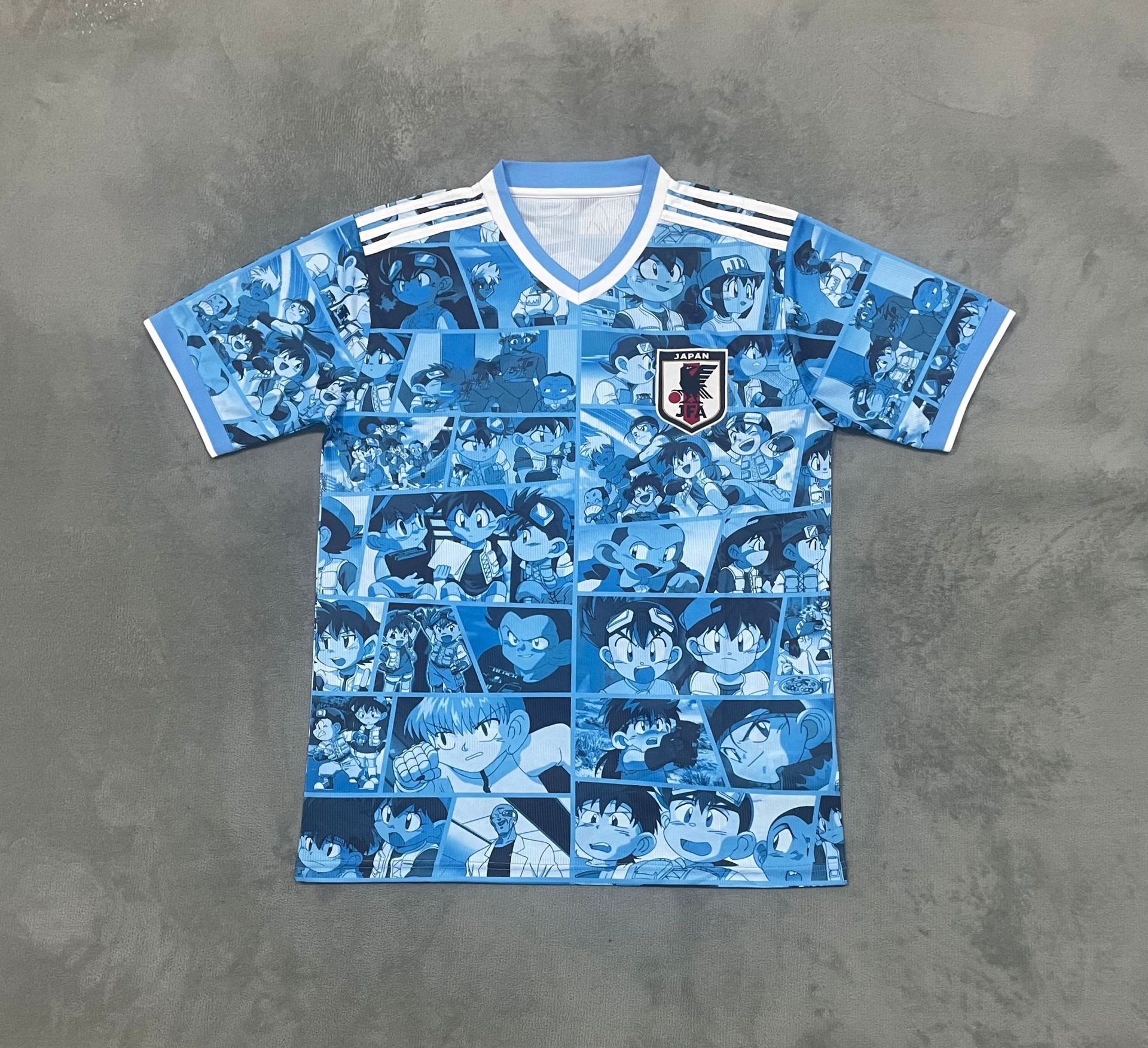 Camiseta de Fútbol de Japón para Fanáticos 24-25, Camiseta Deportiva de Manga Corta del Equipo de Fútbol de Japón