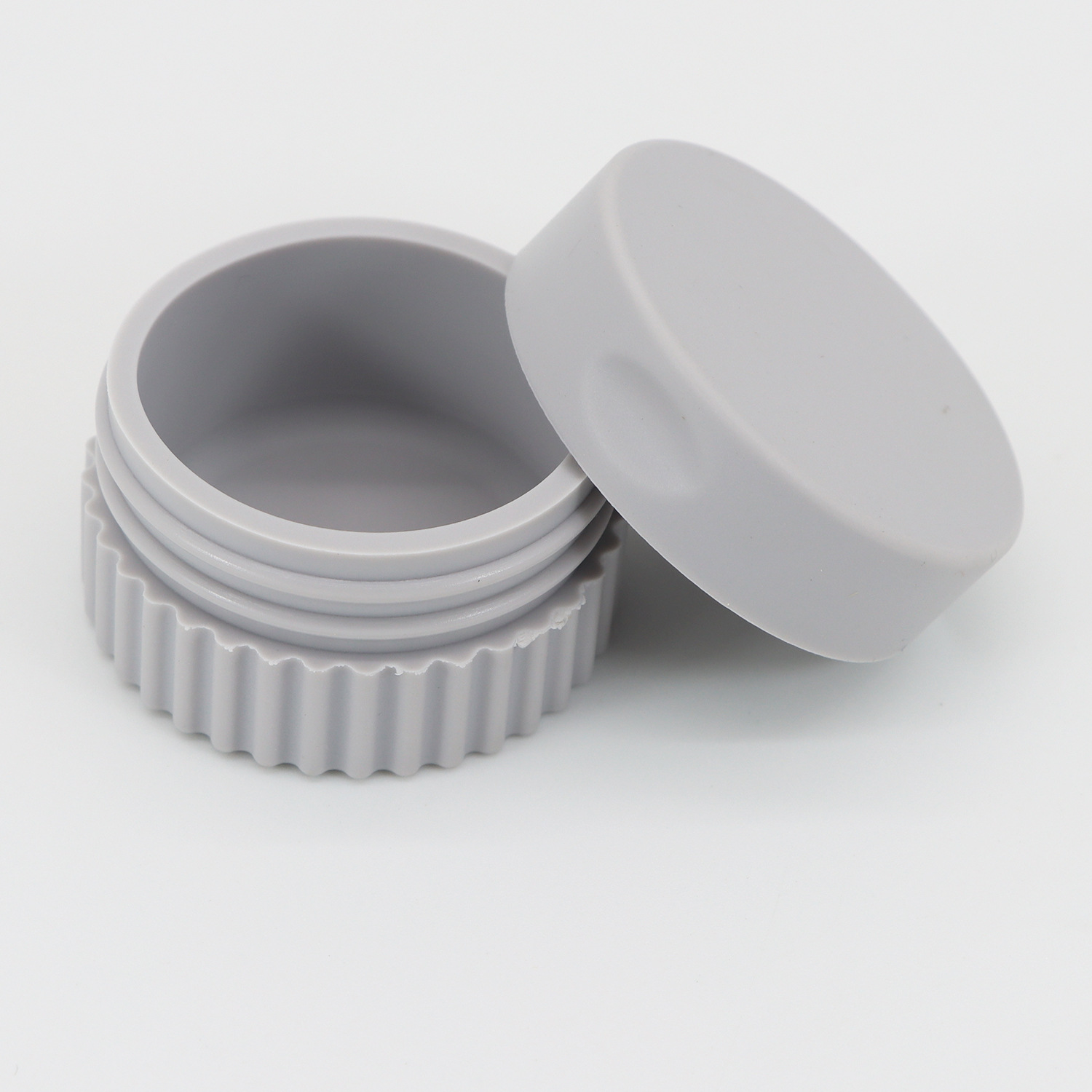 Caja de embalaje de silicona caja de polvo suelto de viaje portátil caja de medicina botella de embalaje de loción caja de almacenamiento de joyería con tapa botella de crema