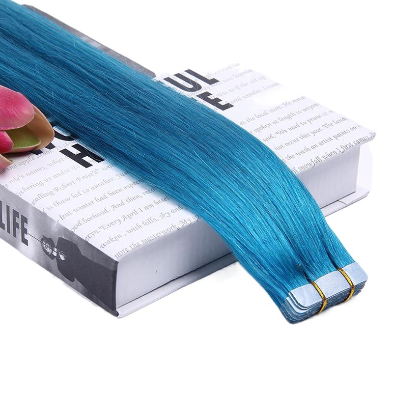 Seamless Hair Extension Real Hair Color Hair Piece Own Wig Women's Hot Roll Invisible Nano Highlighting One-Piece Hair Extension
