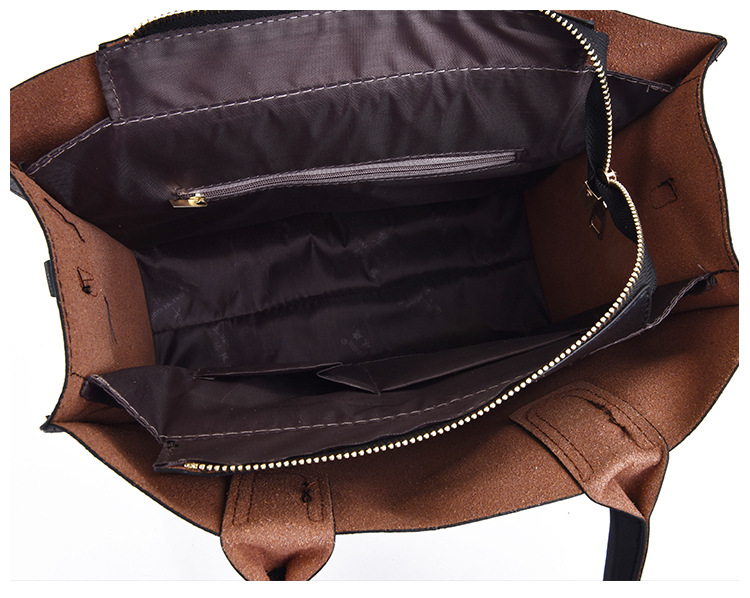 New European and American cross-border fashion women's bag three-piece set, mother-and-child bag, versatile, large-capacity crossbody single-shoulder bag undefined