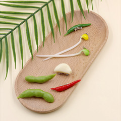 Funny and quirky PVC creative student small birthday gift simulated food brooch vegetable model with personalized decoration