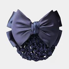 酒店服务员头花韩版电信移动空姐护士银行网花工装盘发网兜头饰