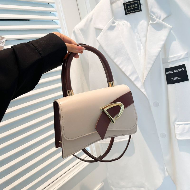 Textura retro bolso cuadrado 2025 nuevo estilo coreano estilo estilo extranjero plegable bolso de hombro de color sólido bolso de mano de moda