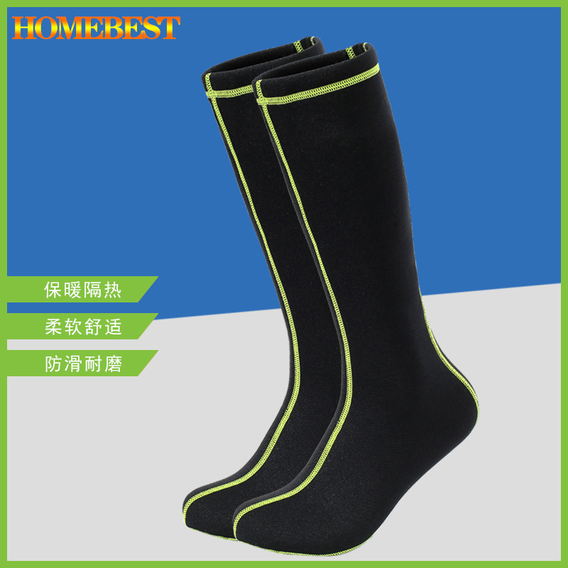 Long tube diving socks men and women adult non-slip beach snorkeling jellyfish socks swimming deep snorkeling stockings over the knee equipment