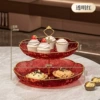 Double layer transparent red [20+24cm]