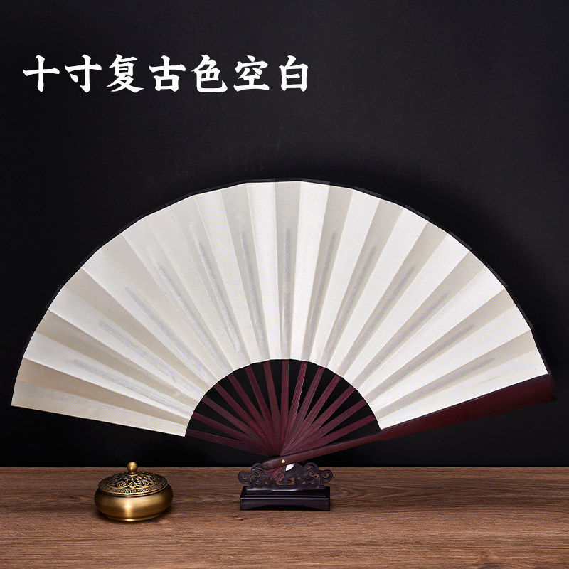 Ventilador plegable antiguo personalizado publicidad de verano ventilador masculino ventilador plegable portátil de tela de seda 8 pulgadas 10 pulgadas en stock image 36