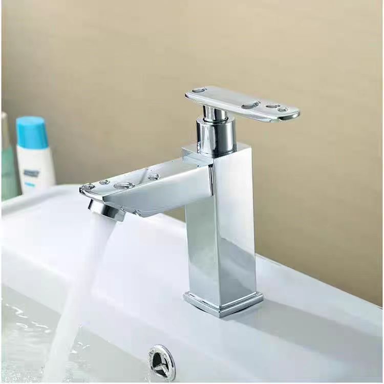 hogar mayorista cobre único grifo de un solo agujero frío lavabo