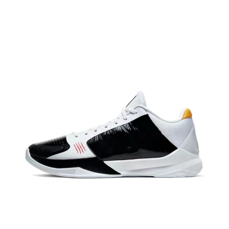 Kobe 5th Generation Basketball Shoes in Black and White, Durable, Air Cushioned, Breathable, Practical Sports Shoes, Unisex Sneakers Kobe 5th Generation Basketball Shoes in Black and White, Durable, Air Cushioned, Breathable, Practical Sports Shoes, Unisex Sneakers