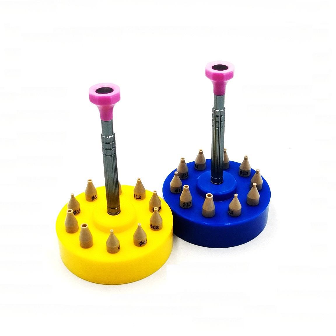 修表工具 5378手动套装装针器 PEEK装针器压时分针冲可换头压针器