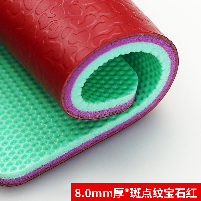 8.0mm 두꺼운 스폿 패턴 루비 레드