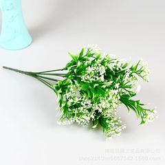 スクリーンシミュレーション花卸売り通用満天星プラスチック花生け花と緑植小花と植物壁造花