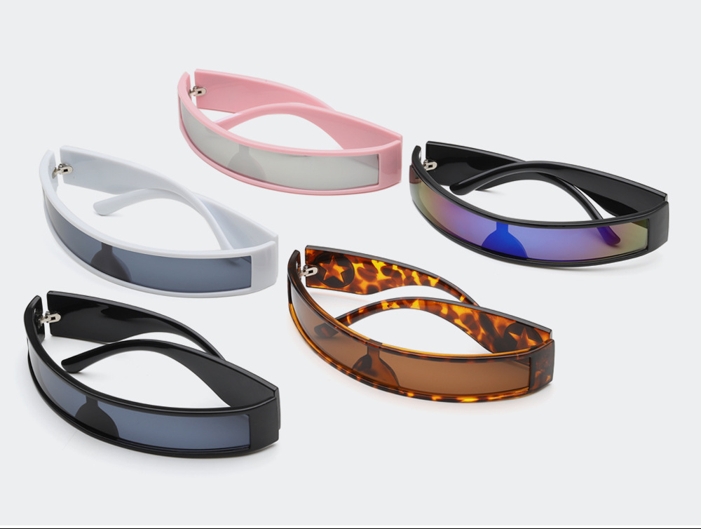 50g Weight Full Frame Glasses Structure Sunglasses Classification Pc Lens Material Square Glasses Style Travel Occasion Star Pattern Unisex Gender Punk, Streetwear Style Punk Streetwear Star Pc Square Full Frame Women's Sunglasses