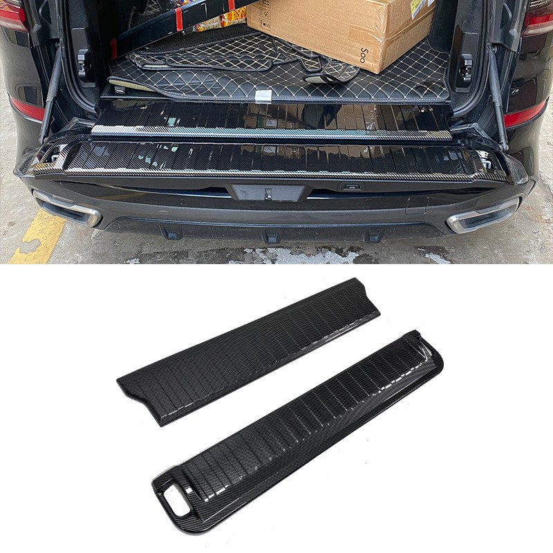 Suitable for 19 Model Bmw X5 Door Sill Strip Modification, Welcome Pedal, Trunk Rear Guard, Tailgate Protective Trim Strip Sticker