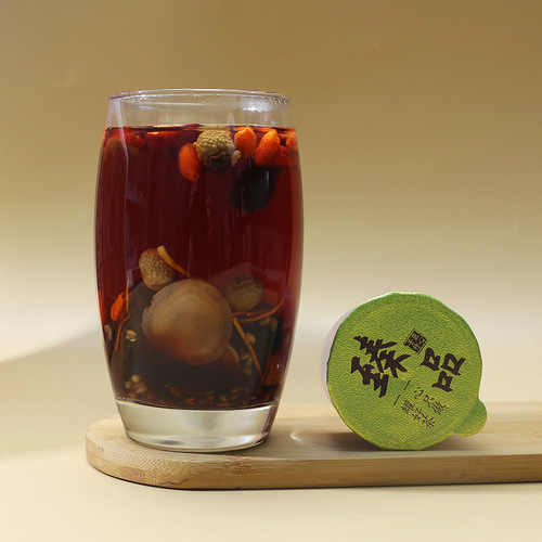 Wholesale ginseng cordyceps militaris yellow essence tea wholesale small canned men's kidney raspberry maca combination men's ten treasures tea five treasures tea