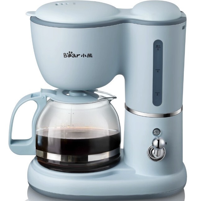 Bear American Coffee Machine Kfj-A06K1 Household Small Fully Automatic Drip Mini Coffee Pot Scented Tea Bear American Coffee Machine Kfj-A06K1 Household Small Fully Automatic Drip Mini Coffee Pot Scented Tea