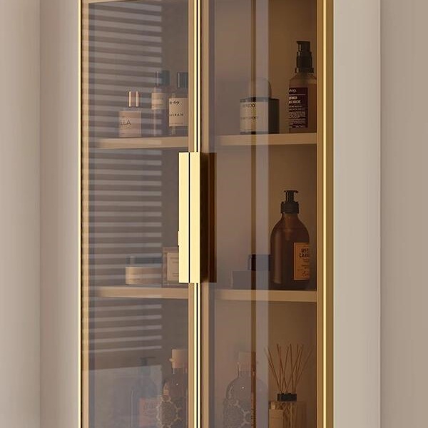 Bathroom Small Wall Cabinet, Hanging Cabinet, Bathroom Cabinet, Aluminum Alloy Bathroom Cabinet, Storage Cabinet, Organizer Cabinet, Storage Cabinet, Bathroom Side Cabinet
