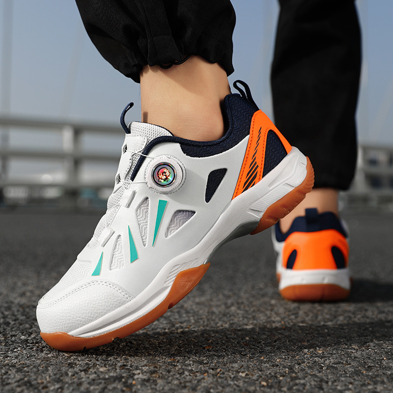 Factory Direct Sales Can Be Shipped on Behalf of Rotating Buckle Casual Badminton Shoes Table Tennis Sports Shoes Men's Tennis Training Shoes Women Factory Direct Sales Can Be Shipped on Behalf of Rotating Buckle Casual Badminton Shoes Table Tennis Sports Shoes Men's Tennis Training Shoes Women