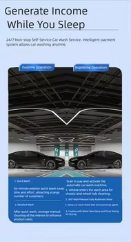 Factory Direct Supply of Fully Automatic Car Wash Machines, Supports Customization of Logo/Design/Car Model, Cross-Border Hot-Selling High-Pressure Commercial Models