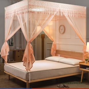 New Anti-Fall Mosquito Net 2025 Yurt Home Bedroom Installation-Free Kidsren and Infants Prevent Falling Bed Pattern Net