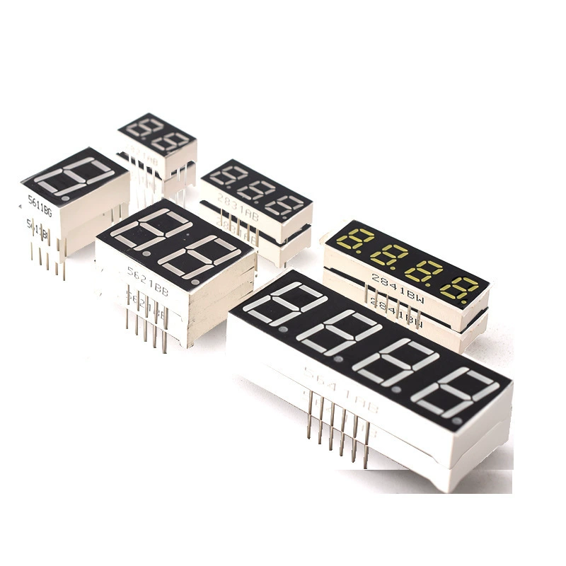 Цифическая трубка 0,28/0,360.56 дюймов 34 бит общий солнечный белый желтый зеленый зеленый зеленый синий