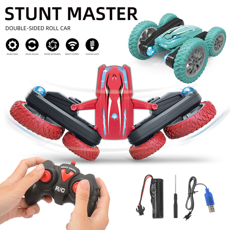 Cross-border 2.4g deformation Blossom dance double-sided tipping stunt 360 rotation twist remote control car model toy Cross-border 2.4g deformation Blossom dance double-sided tipping stunt 360 rotation twist remote control car model toy